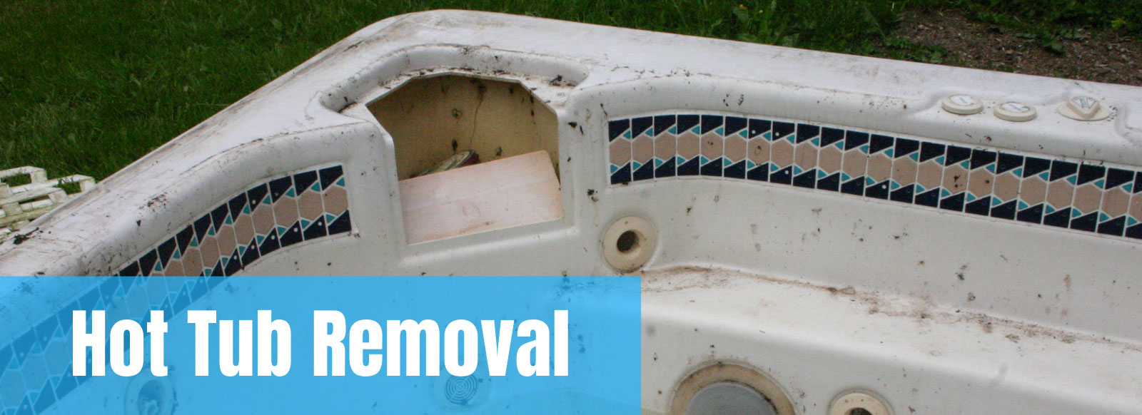 Hot tub removal services