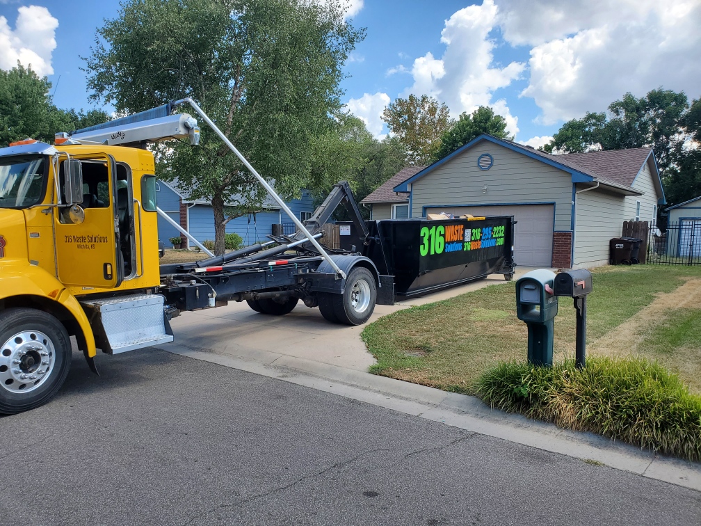 Dumpster Rental in Wichita by 316 Waste Solutions