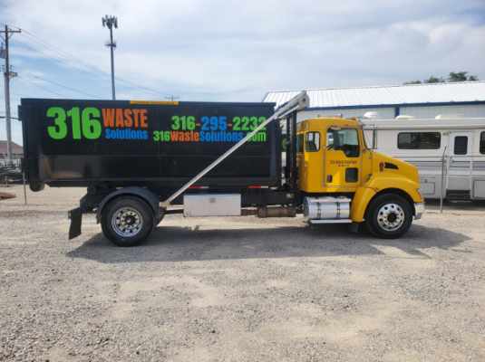 Dumpster Rental in Wichita by 316 Waste Solutions